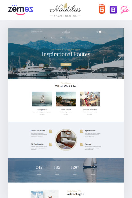 Kit Graphique #86220 Yacht Charter Divers Modles Web - Logo template Preview