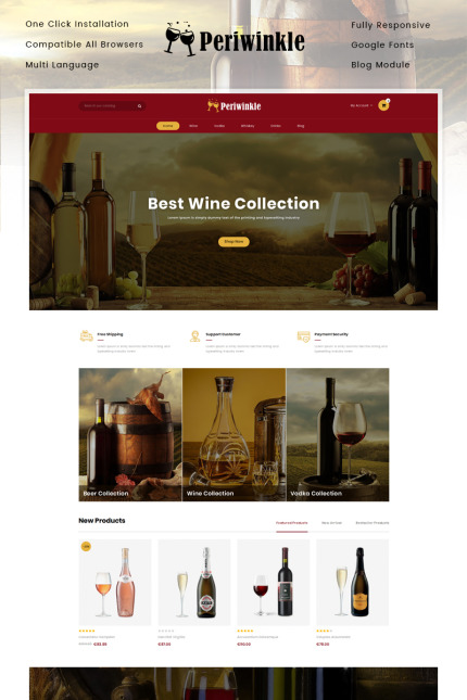 Kit Graphique #86314 Wine Boire Divers Modles Web - Logo template Preview