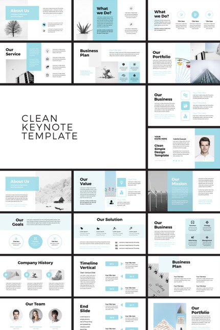 Kit Graphique #86337 Modern Keynote Divers Modles Web - Logo template Preview