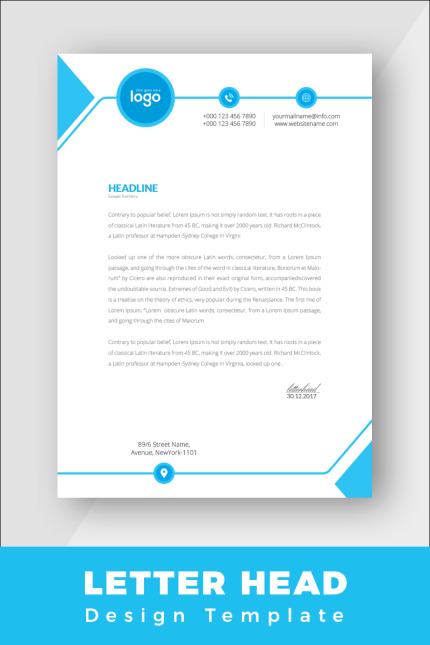 Kit Graphique #86412 Letter Corporate Divers Modles Web - Logo template Preview