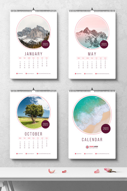 Kit Graphique #86505 Calendar 2020 Divers Modles Web - Logo template Preview