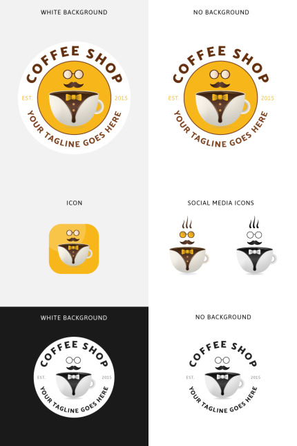 Kit Graphique #86603 Caf Caf Divers Modles Web - Logo template Preview