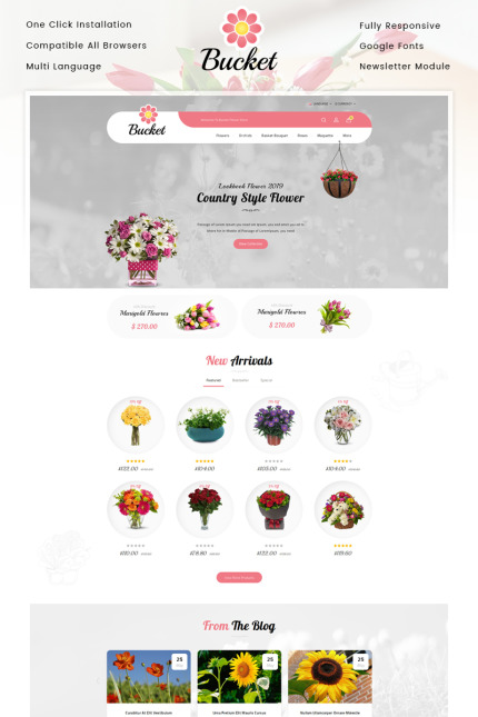 Kit Graphique #86642 Fleurs Bouquet Divers Modles Web - Logo template Preview