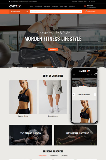 Kit Graphique #86684 Gym Sports Divers Modles Web - Logo template Preview