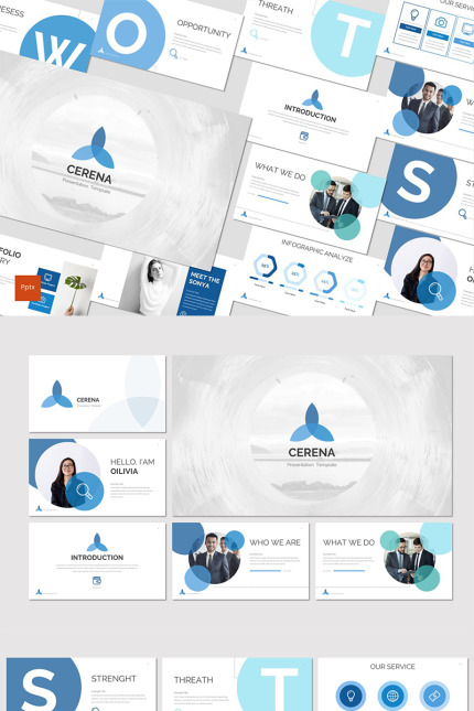 Kit Graphique #86814 Company Creative Divers Modles Web - Logo template Preview