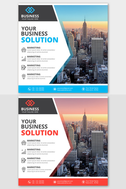 Kit Graphique #86941 Bannire Business Divers Modles Web - Logo template Preview