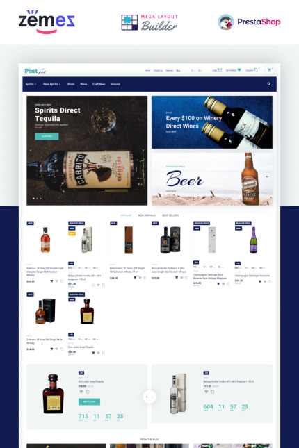 Kit Graphique #87171 Spirits Wine Divers Modles Web - Logo template Preview