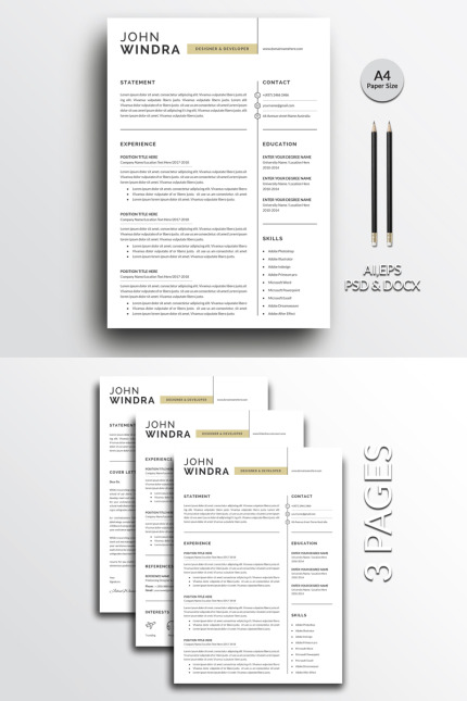 Kit Graphique #87228 Resume Cv Divers Modles Web - Logo template Preview