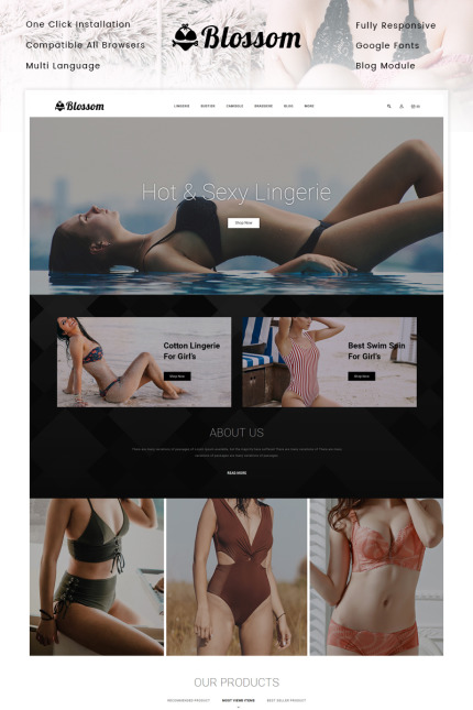 Kit Graphique #87260 Lingerie Bikini Divers Modles Web - Logo template Preview