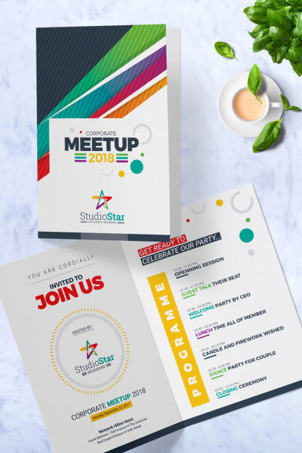 Kit Graphique #87276 Corporate Meetup Divers Modles Web - Logo template Preview