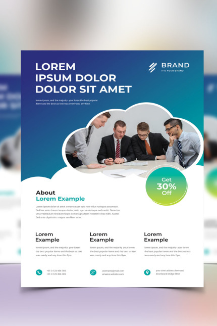 Kit Graphique #87306 Flyer Corporate Divers Modles Web - Logo template Preview