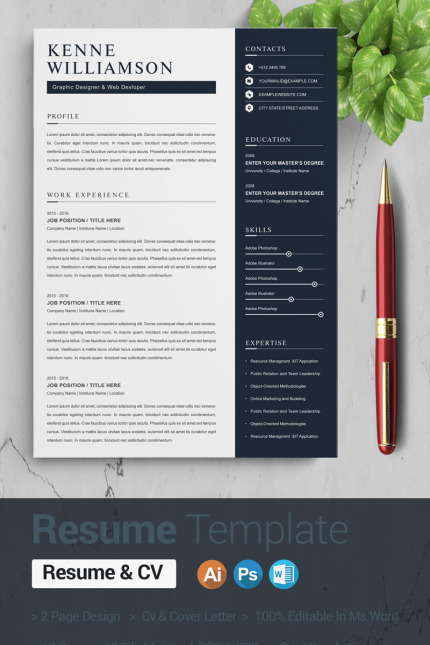 Kit Graphique #87414 2 Page Divers Modèles Web - Logo template Preview