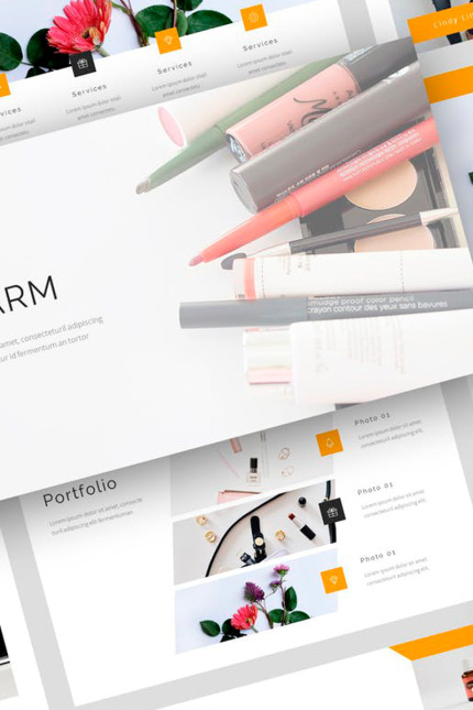 Kit Graphique #87866 Presentation Beauty Divers Modles Web - Logo template Preview
