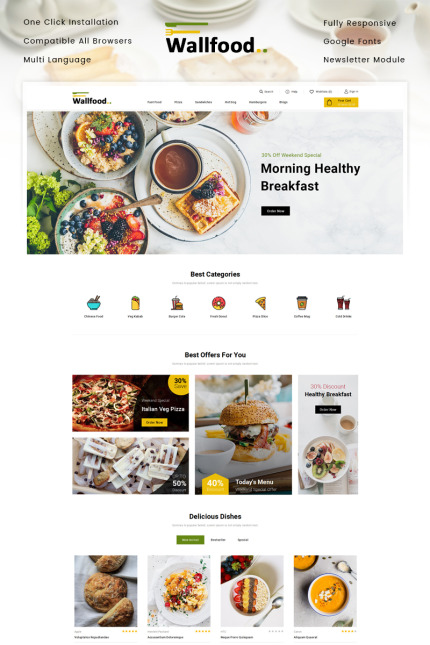 Kit Graphique #87901 Restaurant Alimentation Divers Modles Web - Logo template Preview