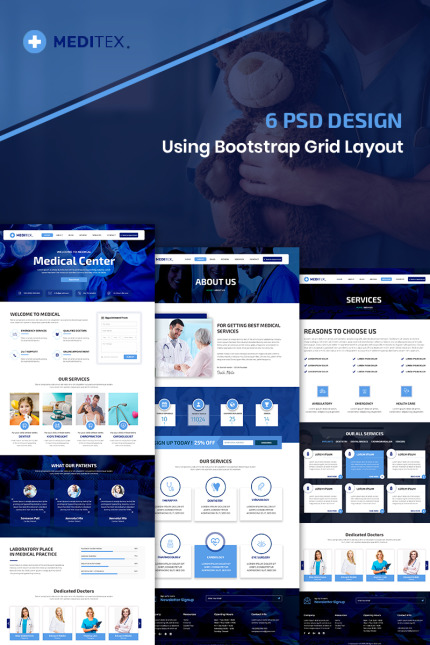 Kit Graphique #87914 Medical Health Divers Modles Web - Logo template Preview