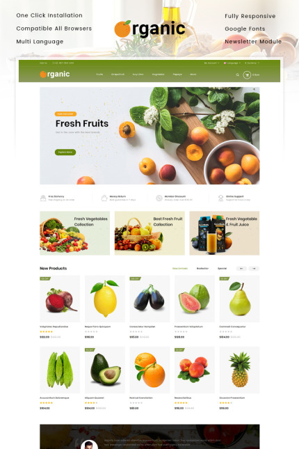 Kit Graphique #88047 Fruits Lgume Divers Modles Web - Logo template Preview