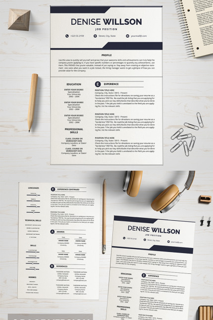 Kit Graphique #88327 Resume Cv Divers Modles Web - Logo template Preview