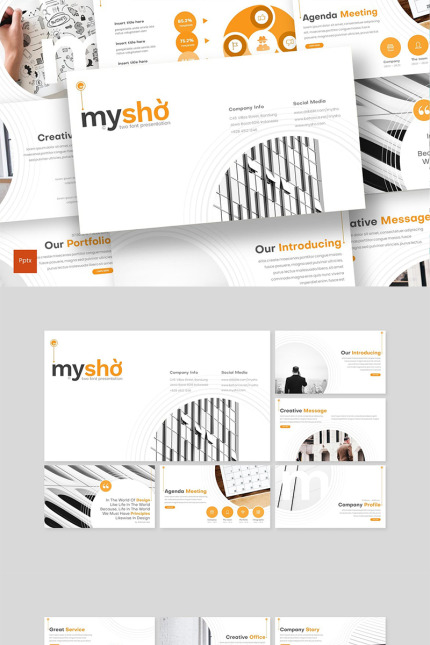 Kit Graphique #88444 Clean Creatif Divers Modles Web - Logo template Preview