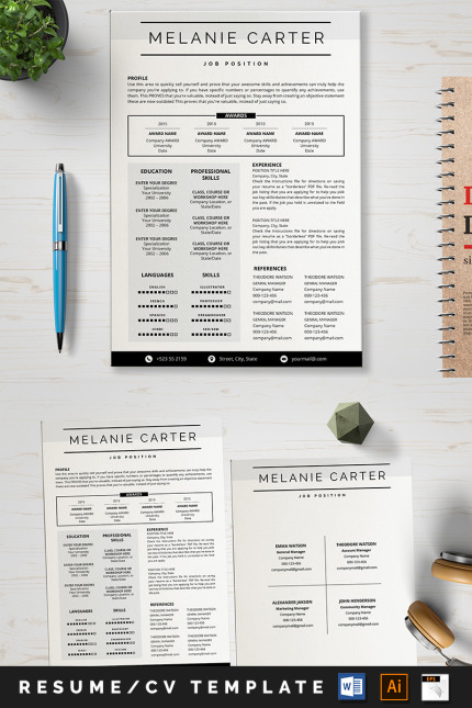 Kit Graphique #89000 Layout A4 Divers Modles Web - Logo template Preview