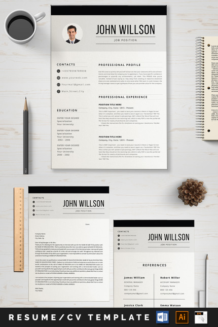 Kit Graphique #89001 Layout Resume Divers Modles Web - Logo template Preview