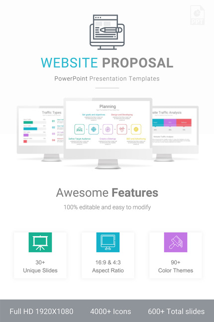 Kit Graphique #89036 Website Proposal Divers Modles Web - Logo template Preview