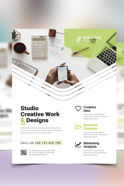 Kit Graphique #89081 Prospectus Entreprise Divers Modles Web - Logo template Preview