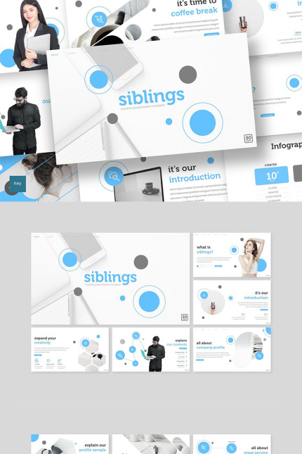 Kit Graphique #89221 Clean Creatif Divers Modles Web - Logo template Preview