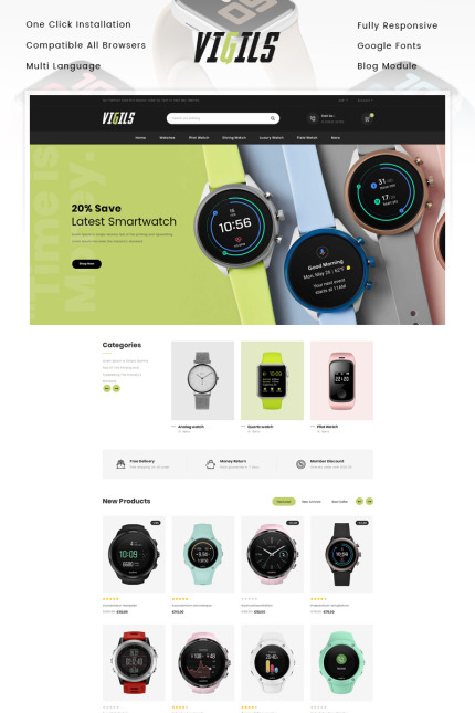 Kit Graphique #89309 Watch Gift Divers Modles Web - Logo template Preview