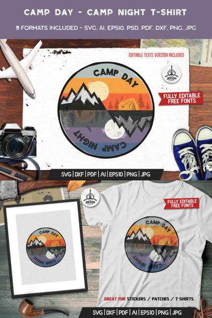 Kit Graphique #89337 Adventure Tshirt Divers Modles Web - Logo template Preview