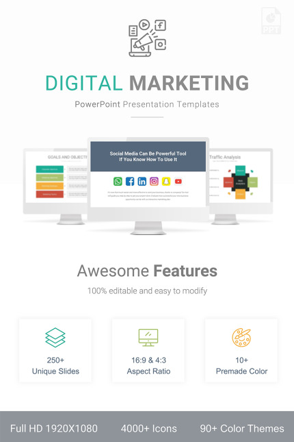 Kit Graphique #89362 Digital-marketing Digital Divers Modles Web - Logo template Preview