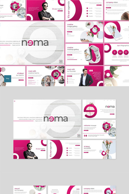 Kit Graphique #89482 Clean Creatif Divers Modles Web - Logo template Preview