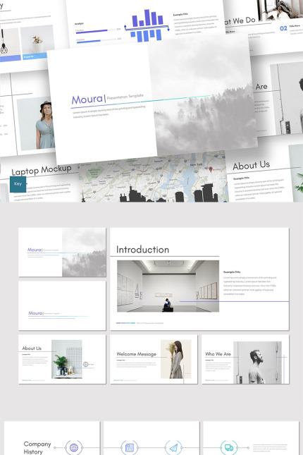 Kit Graphique #89484 Clean Creatif Divers Modles Web - Logo template Preview