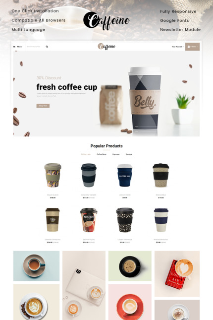 Kit Graphique #89725 Coffee Caf Divers Modles Web - Logo template Preview
