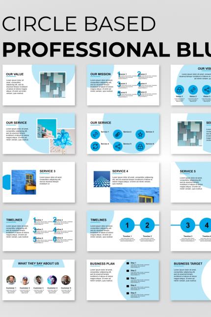 Kit Graphique #89836 Powerpoint Business Divers Modles Web - Logo template Preview