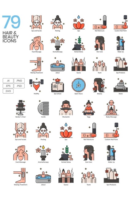 Kit Graphique #89853 Treatment Sauna Divers Modles Web - Logo template Preview