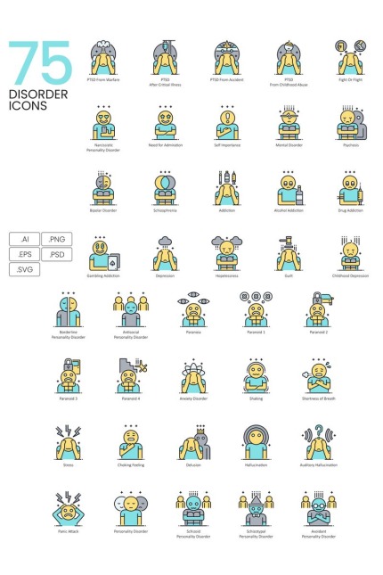 Kit Graphique #89865 Mental Sant Divers Modles Web - Logo template Preview