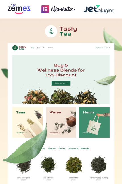 Kit Graphique #89893 Tea Website Divers Modles Web - Logo template Preview