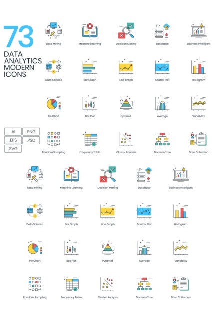Kit Graphique #89920 Data Analytics Divers Modles Web - Logo template Preview