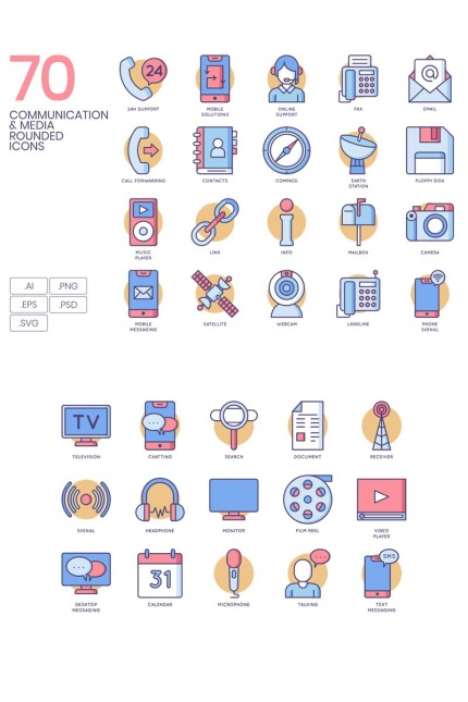 Kit Graphique #90012 Social Mdia Divers Modles Web - Logo template Preview