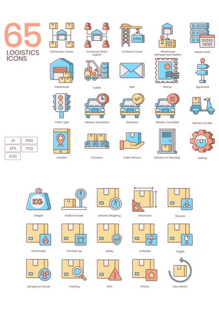 Kit Graphique #90047 Logistics Livraison Divers Modles Web - Logo template Preview