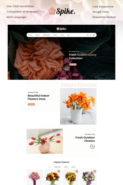 Kit Graphique #90394 Flowers Bouquet Divers Modles Web - Logo template Preview