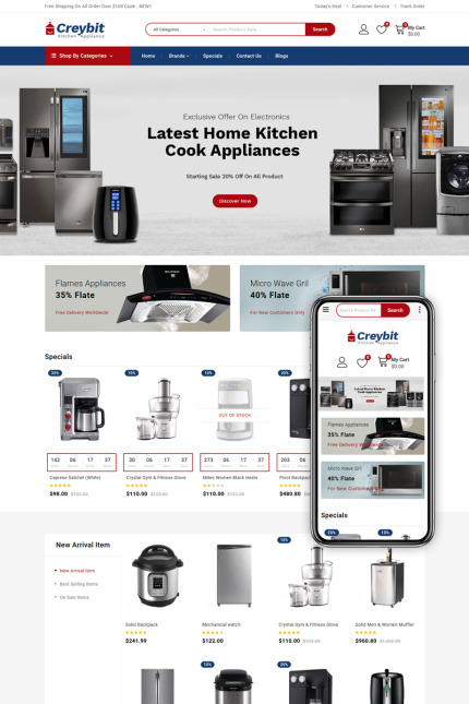 Kit Graphique #90412 Home Kitchen Divers Modles Web - Logo template Preview