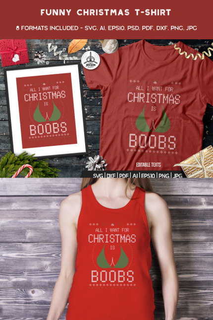 Kit Graphique #90466 Noel Tshirt Divers Modles Web - Logo template Preview