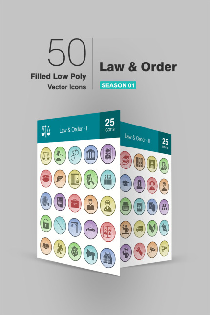 Kit Graphique #90711 Law Icon Divers Modles Web - Logo template Preview