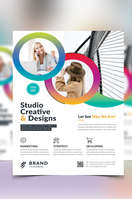 Kit Graphique #90925 Prospectus Entreprise Divers Modles Web - Logo template Preview