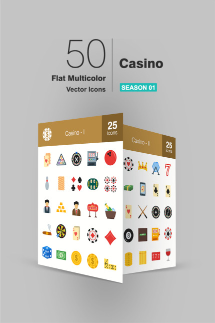 Kit Graphique #90948 Casino Icon Divers Modles Web - Logo template Preview