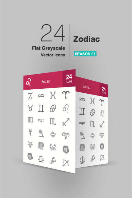 Kit Graphique #91013 Zodiac Icon Divers Modles Web - Logo template Preview