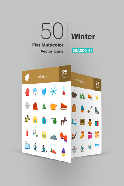 Kit Graphique #91015 Winter Icon Divers Modles Web - Logo template Preview