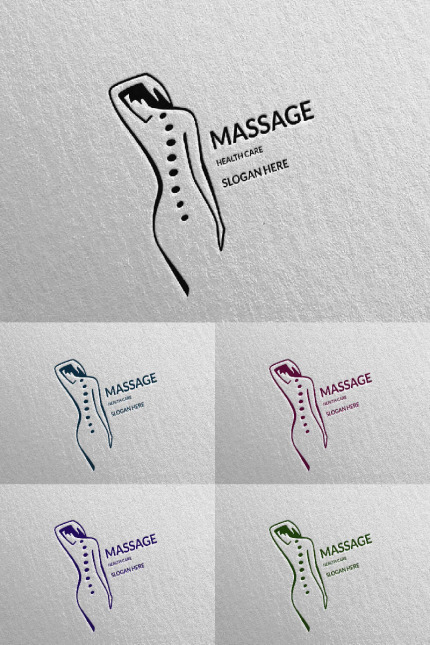 Kit Graphique #91047 Massage Logo Divers Modles Web - Logo template Preview