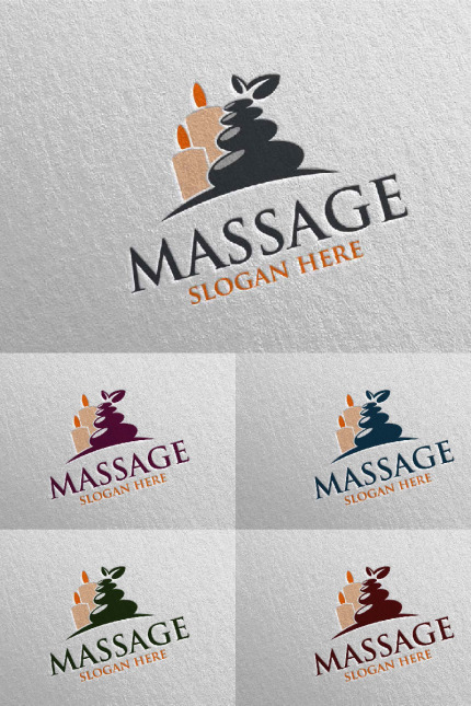Kit Graphique #91048 Massage Logo Divers Modles Web - Logo template Preview